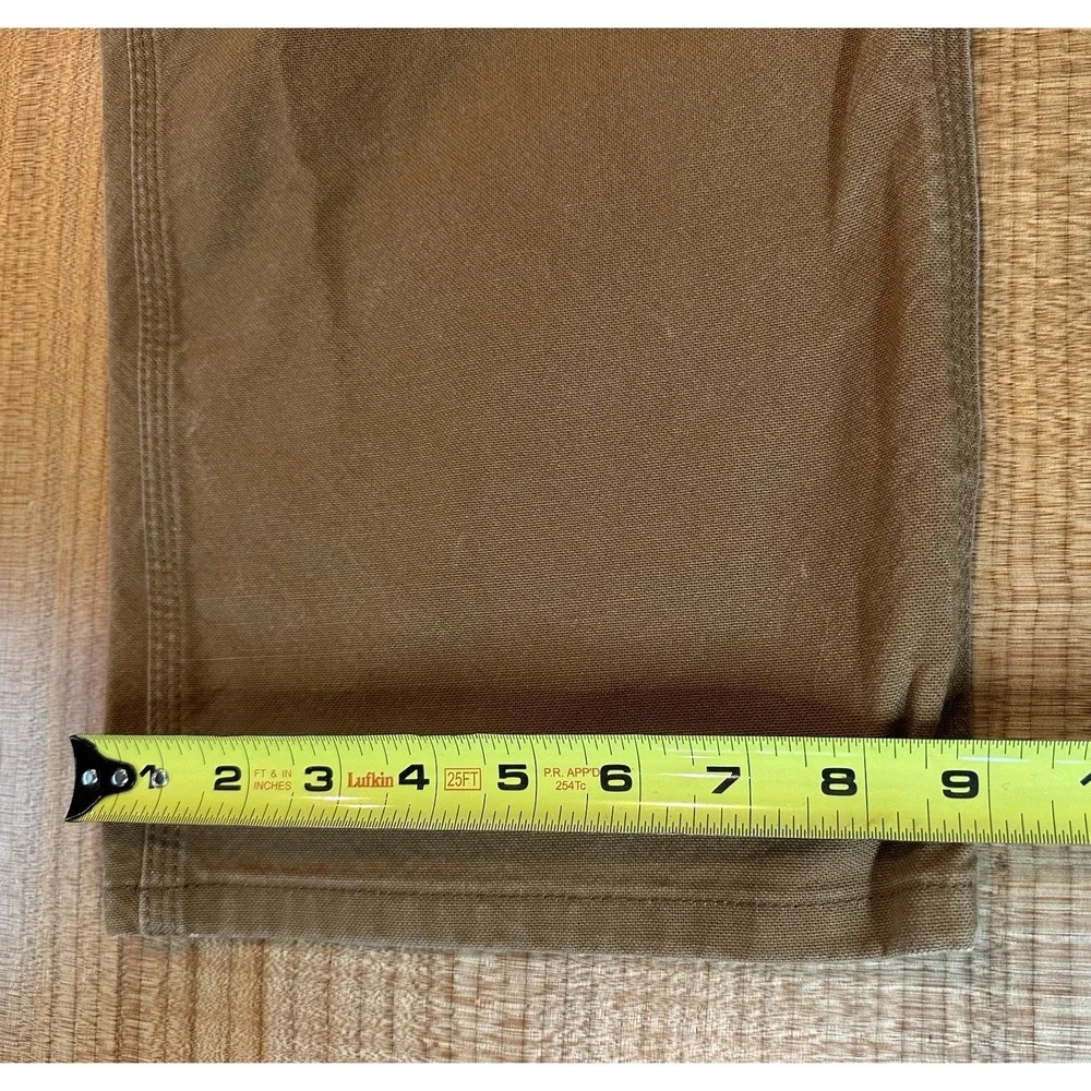 Carhartt Rugged Flex Duck Utility Work Pants Brown Relaxed Fit Size 38x34